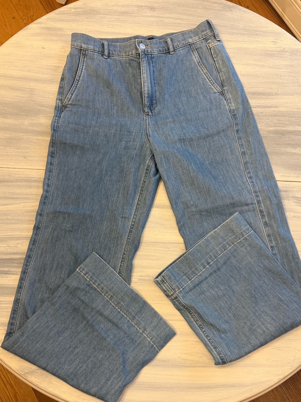 J Crew Factory Drapey Light Weight Trouser Jean 26
